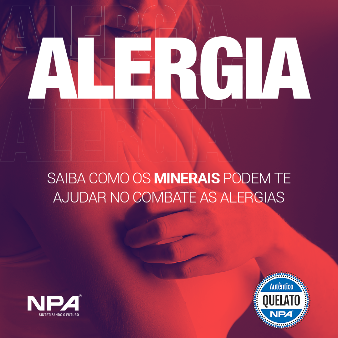 Minerais ajudando no combate as alergias