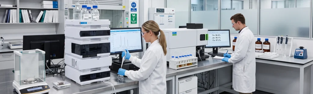 Laboratório de controle de qualidade da NPA